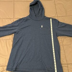 Simms Dark Blue Hooded Sweatshirt